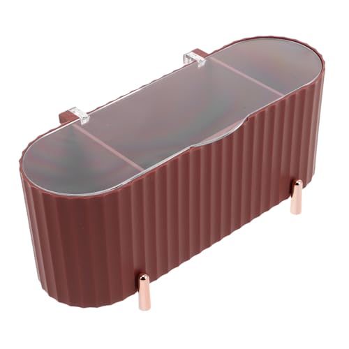 EXHUMKY Aufbewahrungsbox Für Damenbinden Mit Deckel Make-up-pad-halter Organizer Für Kosmetika Badezimmerbehälter Rechteckige Aufbewahrungsbox Für Kleine Gegenstände von EXHUMKY