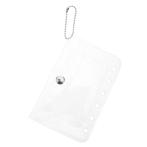 EXHUMKY Transparenter Kartenhalter Aus Klarsichtbinder Für Ausweise Kreditkarten Und Fotos Langlebig Und Vielseitig Einsetzbar Für Schlüsselanhänger Und Geldbörse von EXHUMKY