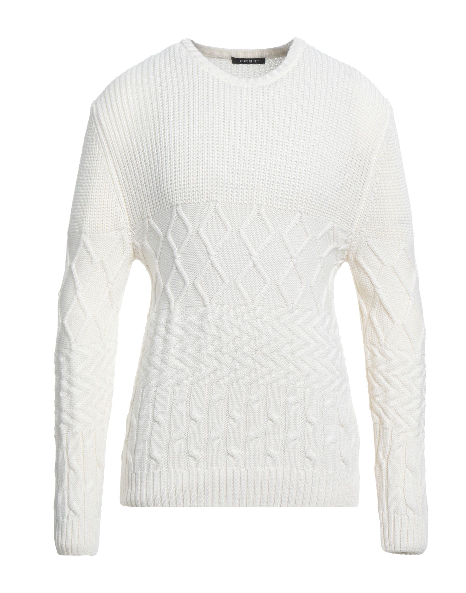 EXIBIT Pullover Herren Elfenbein von EXIBIT