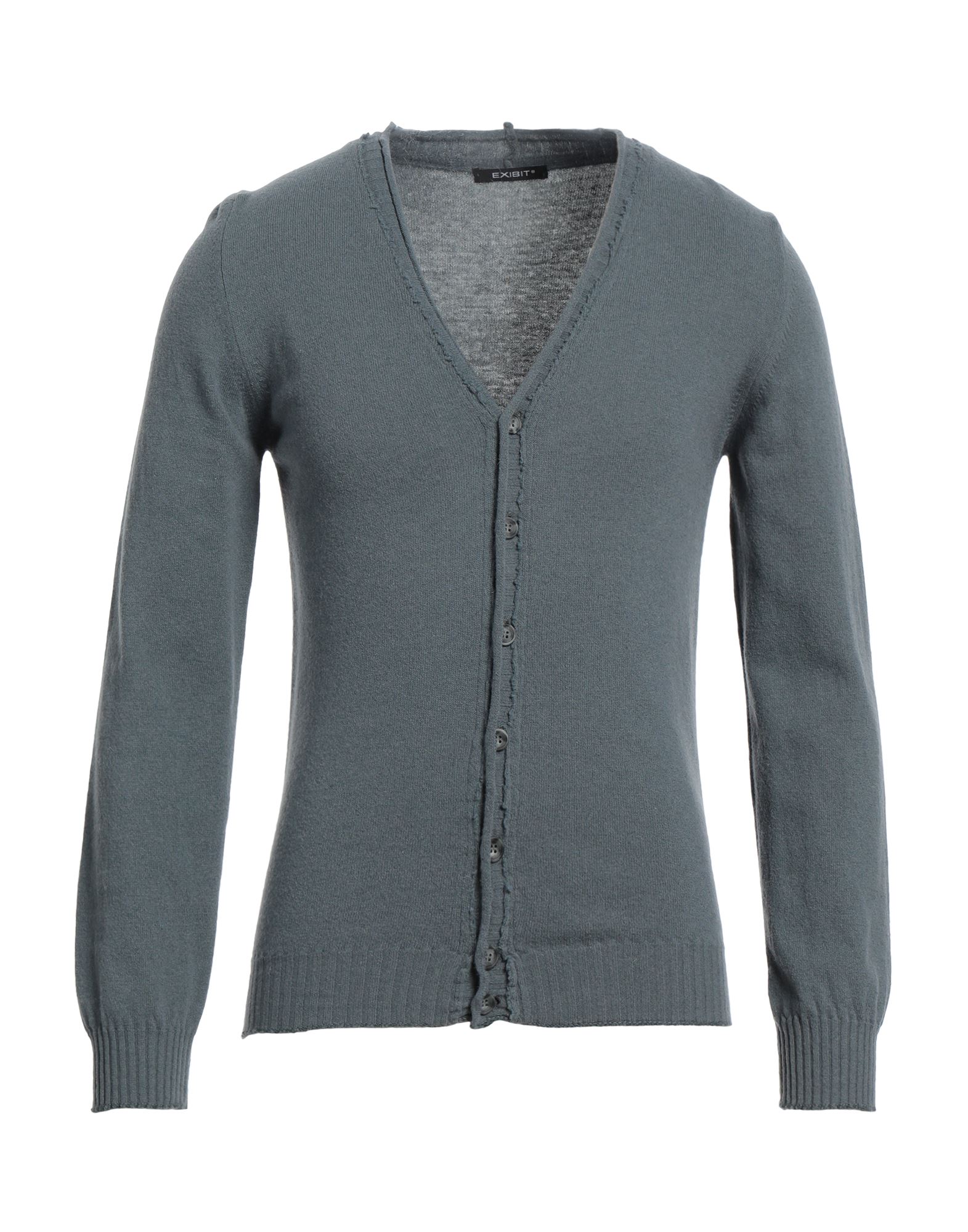 EXIBIT Strickjacke Herren Grau von EXIBIT