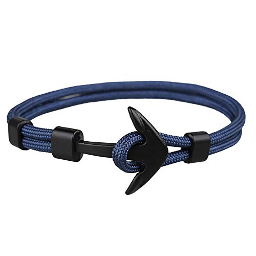 EXINOX Armband Nautica - Herren Damen - Nautica Edition - Anker matt schwarz - navy von EXINOX