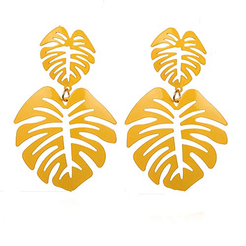 EXINOX Palmen-Ohrringe : Damen : (Gelb) von EXINOX