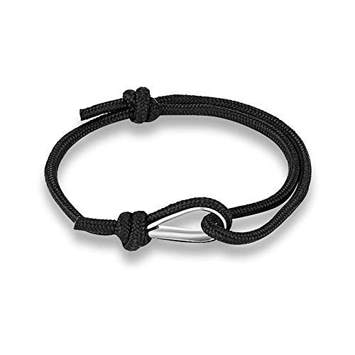 EXINOX Verstellbares Armband, handgefertigt, für Damen und Herren, One Size, Nylon von EXINOX