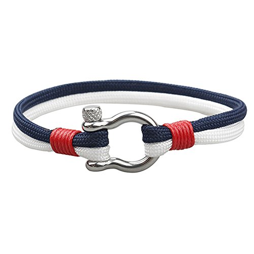 Exinox Armband, nautisch, Bügel aus Stahl, Herren und Damen, Leder, Edelstahl, Leder, Exinox Armband, nautisch, Bügel aus Stahl, Herren und Damen, Leder, Edelstahl, Leder, von EXINOX