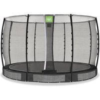 EXIT Allure Classic Bodentrampolin ø 366 cm mit Sicherheitsnetz, schwarz von EXIT TOYS