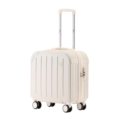 EXKURPOO Koffer Klein Gepäck for Damen, Kleiner 18-Zoll-Koffer, Kleiner Leichter Trolley, Boarding-Code-Box, geräuschlose Spinner-Räder(Style 1) von EXKURPOO