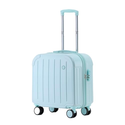 EXKURPOO Koffer Klein Gepäck for Damen, Kleiner 18-Zoll-Koffer, Kleiner Leichter Trolley, Boarding-Code-Box, geräuschlose Spinner-Räder(Style 3) von EXKURPOO