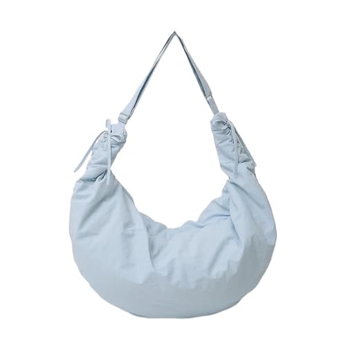 EXKURPOO Schultertasche Design Nylon große weiche Schulter Umhängetasche for Winter Unterarmtaschen Handtaschen(Blue) von EXKURPOO