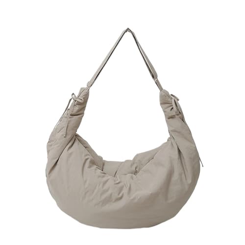 EXKURPOO Schultertasche Design Nylon große weiche Schulter Umhängetasche for Winter Unterarmtaschen Handtaschen(Khaki) von EXKURPOO