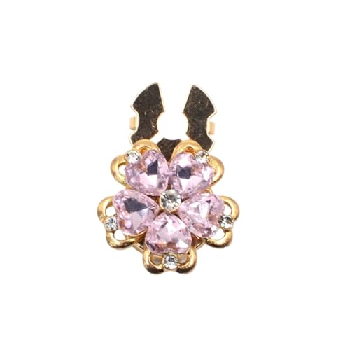 Manschettenknöpfe 1PCS Rhinestone Cufflinks Shirt Button Covers Crystal Flower Jewelry Wedding Party(Color19) von EXKURPOO