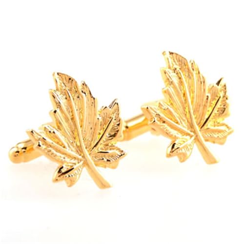 Manschettenknöpfe Fashion Designs Clover Leaf Cufflink Cuff Link 1 Pair(Color-07) von EXKURPOO