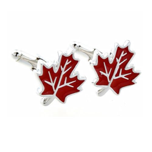 Manschettenknöpfe Fashion Designs Clover Leaf Cufflink Cuff Link 1 Pair(Color-09) von EXKURPOO