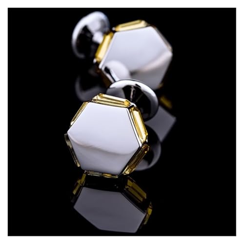 Manschettenknöpfe Jewelry Fashion Brand Of Shirts Cufflinks Yellow Crystal Cufflinks Wedding Button Male von EXKURPOO