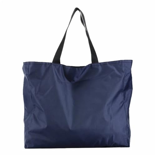 Schultertasche Wasserdichte Reisetasche Große Kapazität Handheld Tasche Solide Lagerung Pouch Frauen Falten Gepäck Handtaschen(Blue S) von EXKURPOO