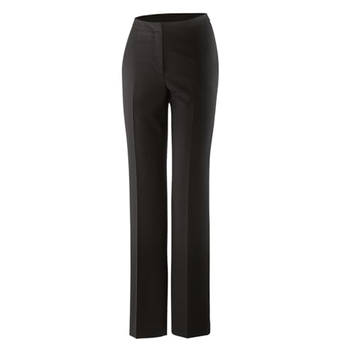 EXNER Anzughose, Tuchhose, Hüfthose, Kostümhose, Damen für Büro, Office, Beruf, Arbeit, Farbe schwarz, Größe 84 EXNER Anzughose, Tuchhose, Hüfthose, Kostümhose, Damen für Büro, Office, Beruf, Arbeit, Farbe schwarz, Größe 84 von EXNER