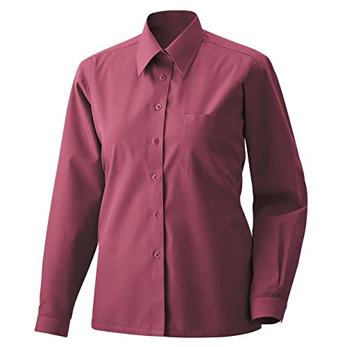 EXNER Damenbluse Langarm Fb. Bordeaux Gr. 50 von EXNER