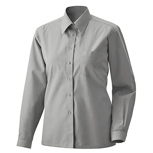 EXNER Damenbluse Langarm Fb. Silbergrau Gr. 52 von EXNER