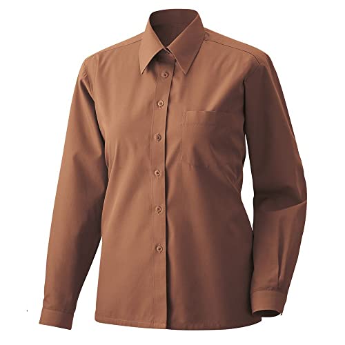 EXNER Damenbluse Langarm Fb. Toffee Gr. 38 von EXNER