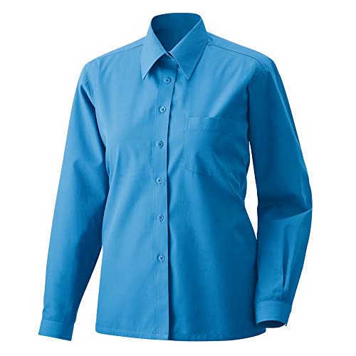 EXNER Damenbluse Langarm Fb. royal Blue Gr. 52 von EXNER