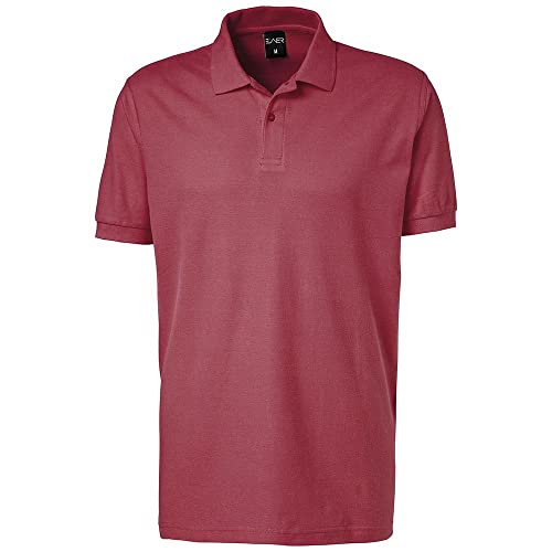 EXNER Herren Polo-Shirt für Medizin, Gastro, Freizeit, Sport, Golf, Farbe Bordeaux, Größe 4XL von EXNER