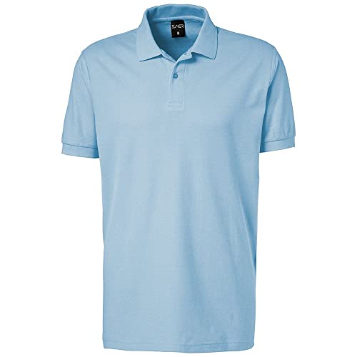 EXNER Herren Polo-Shirt für Medizin, Gastro, Freizeit, Sport, Golf, Farbe Light Blue, Größe 5XL von EXNER