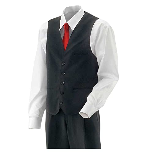 EXNER Herren-Weste, Service-Weste, BASIC, Farbe schwarz, Größe 52 von EXNER