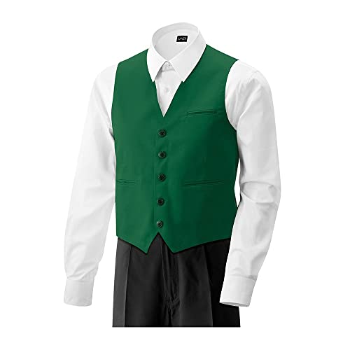 EXNER Herren-Weste mit innenliegenden Seitentaschen, Farbe flaschengrün, Größe M von EXNER