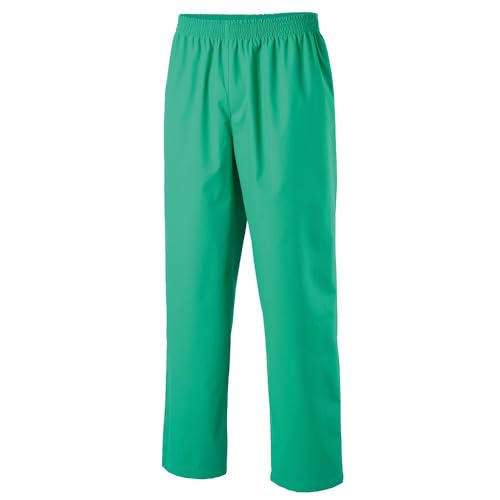 EXNER Medizinische OP-Schlupfhose, Pflege-Hose, Arbeitshose, Unisex für Herren und Damen in Medizin, Krankenpflege, Altenpflege, SPA, Wellnes, Kosmetik, Farbe Light Green, Größe 2XL von EXNER