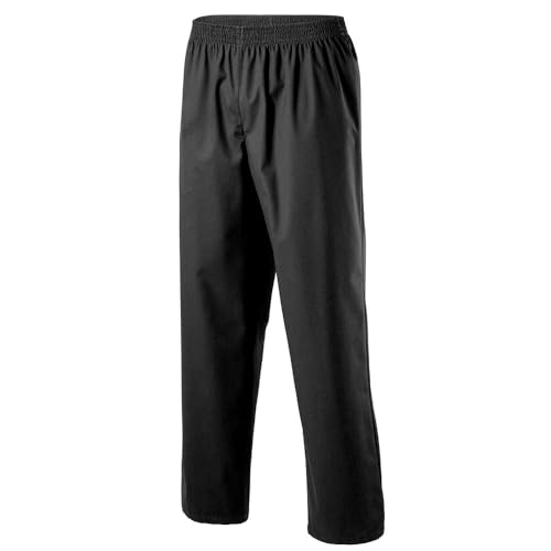 EXNER Medizinische OP-Schlupfhose, Pflege-Hose, Arbeitshose, Unisex für Herren und Damen in Medizin, Krankenpflege, Altenpflege, SPA, Wellnes, Kosmetik, Farbe schwarz, Größe 4XL von EXNER