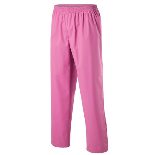 EXNER Medizinische OP-Schlupfhose, Pflege-Hose, Arbeitshose, Unisex für Herren und Damen in Medizin, Krankenpflege, Altenpflege, SPA, Wellnes, Kosmetik, Farbe hotpink, Größe 3XL von EXNER