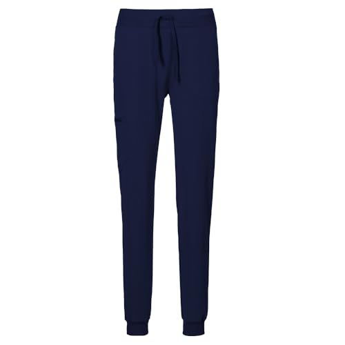 EXNER Unisex-Schlupfhose, Slimfit, Skinny, Gummibund mit Kordel, Cargotasche, Farbe Navy, M von EXNER