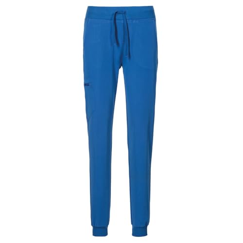 EXNER Unisex-Schlupfhose, Slimfit, Skinny, Gummibund mit Kordel, Cargotasche, Farbe royal Blue, S von EXNER