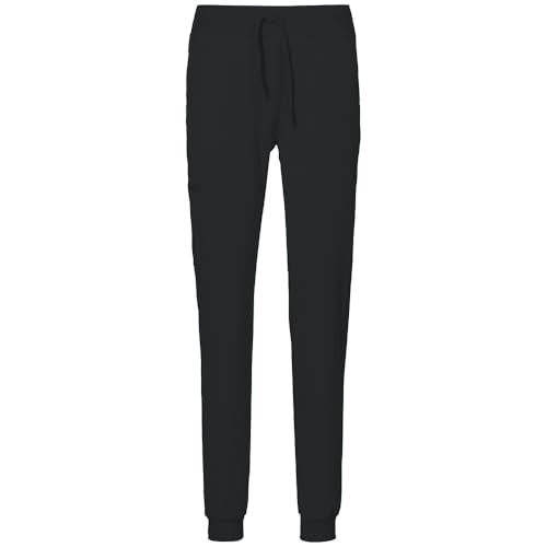 EXNER Unisex-Schlupfhose, Slimfit, Skinny, Gummibund mit Kordel, Cargotasche, Farbe schwarz, L von EXNER