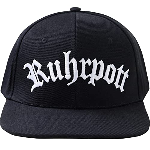 EXPRESS-STICKEREI Lustige Kappe mit Spruch Ruhrpott - Cap Verstellbare Urban Basecap - Hochwertige Schildkappe - Baseball Kappe - Snapback Kappe mit Verschluss - Einheitsgröße von EXPRESS-STICKEREI