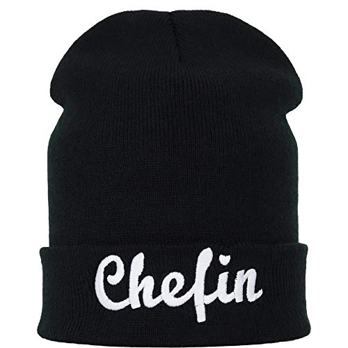 EXPRESS-STICKEREI Lustige Strickmütze - Warme Wintermütze mit Spruch Chefin - Beanie für Damen und Herren - Unisex Wollmütze - Heavy Metal Haube mit Spruch von EXPRESS-STICKEREI