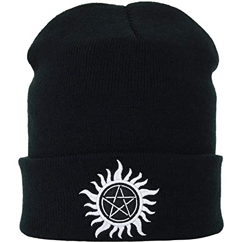 EXPRESS-STICKEREI Lustige Strickmütze - Warme Wintermütze mit Spruch Supernatural - Heavy Metal Beanie für Damen und Herren - Unisex Wollmütze - Haube mit Spruch von EXPRESS-STICKEREI