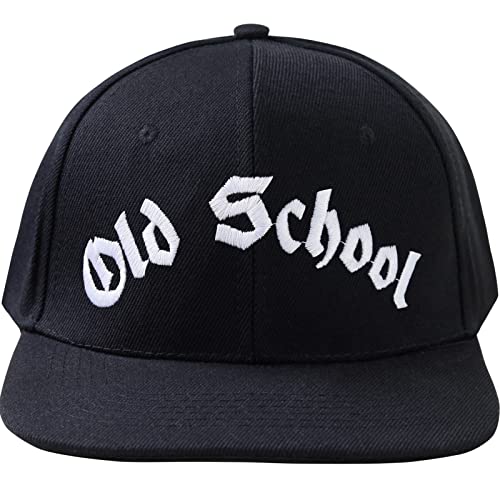 EXPRESS-STICKEREI Verstellbare Urban Basecap - Lustige Kappe Mit Spruch Old School - Hochwertige Schildkappe - Baseball Snapback Mit Verschluss - Einheitsgröße von EXPRESS-STICKEREI