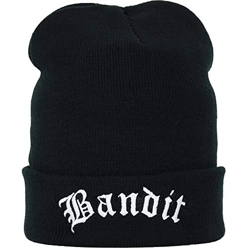 EXPRESS-STICKEREI Lustige Strickmütze - Warme Wintermütze mit Spruch Bandit - Strickmütze - Beanie für Damen und Herren - Unisex Wollmütze - Haube mit Spruch von EXPRESS-STICKEREI