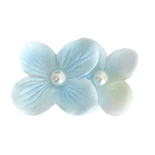 1 x elegante Haarspange mit Doppelblumen-Perlen und Stoff-Blumen-Haarnadel für Damen, Alltag, Hochzeit, Party, Zubehör, elegante Stoff-Haarspange 1 x elegante Haarspange mit Doppelblumen-Perlen und Stoff-Blumen-Haarnadel für Damen, Alltag, Hochzeit, Party, Zubehör, elegante Stoff-Haarspange von EXQIOUR