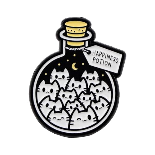 Cartoon-Totenkopf-Brosche, Legierung, modisches Bekleidungszubehör, Legierung, Textur, geeignet für Taschendekoration und Halloween-Tier-Abzeichen, Einheitsgröße, Wie beschrieben von EXQIOUR