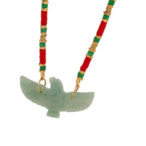 EXQIOUR Stein-Halskette, multifunktionaler Vogel-Anhänger, handgefertigter Schmuck, stilvolle Perlen-Halskette, Geschenk für stilvolle Personen, einzigartig, Einheitsgröße, Wie beschrieben, Wie EXQIOUR Stein-Halskette, multifunktionaler Vogel-Anhänger, handgefertigter Schmuck, stilvolle Perlen-Halskette, Geschenk für stilvolle Personen, einzigartig, Einheitsgröße, Wie beschrieben, Wie von EXQIOUR