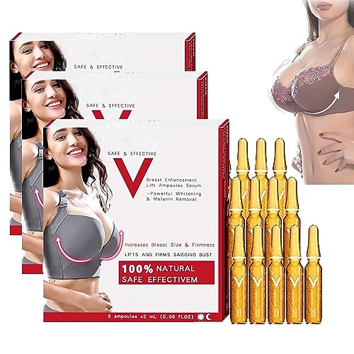 Brustvergrößerungsserum, natürliches brustnährendes, straffendes Ampullenserum, bruststraffendes natürliches ätherisches Öl, Lifting- und Aufpolsterungsöl für Frauen Brustvergrößerungsserum, natürliches brustnährendes, straffendes Ampullenserum, bruststraffendes natürliches ätherisches Öl, Lifting- und Aufpolsterungsöl für Frauen von EXQST