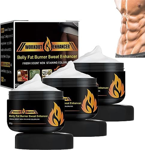 EXQST 2023 New Hot Belly Cream Hot Sweat Cream Slim Shaping Workout Enhancer Gel Hot Belly Cream Fat Burning Cellulite Cream Slimming and Shaping Body for Women & Men von EXQST