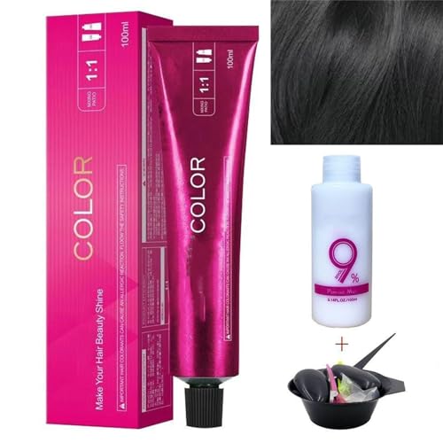EXQST 2024 Neue Haarfarbe, Haarfarbe für Dunkles Haar, ohne Bleichmittel, nährende Haarfarbe, langanhaltende Wirkung, verblasst Nicht leicht, für Männer und Frauen von EXQST
