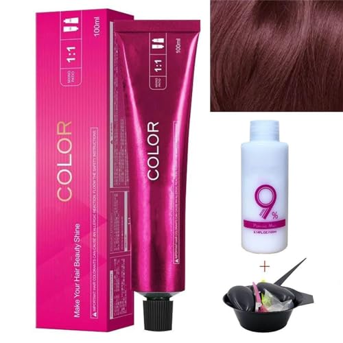 EXQST 2024 Neue Haarfarbe, Haarfarbe für Dunkles Haar, ohne Bleichmittel, nährende Haarfarbe, langanhaltende Wirkung, verblasst Nicht leicht, für Männer und Frauen von EXQST