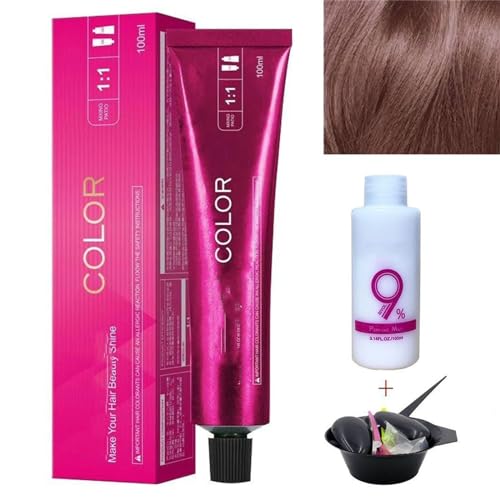 EXQST 2024 Haarfarbe für Dunkles Haar, ohne Bleichmittel, nährende Creme, langanhaltende Wirkung, vegan und tierversuchsfrei, für Männer und Frauen von EXQST