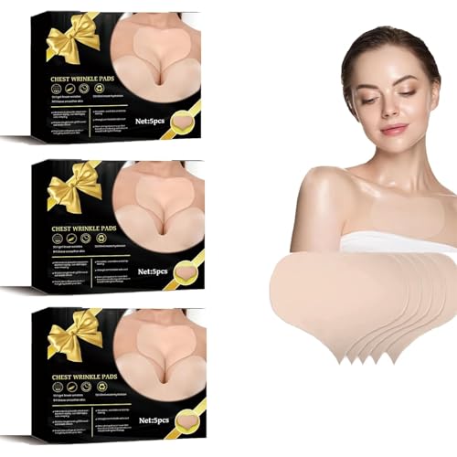 EXQST Chest Smoothing Patch Anti Wrinkle Chest Patch Anti Aging Collagen Chest Patch Reusable Natural Chest Collagen Lift Patch Reduce Breast Wrinkles von EXQST