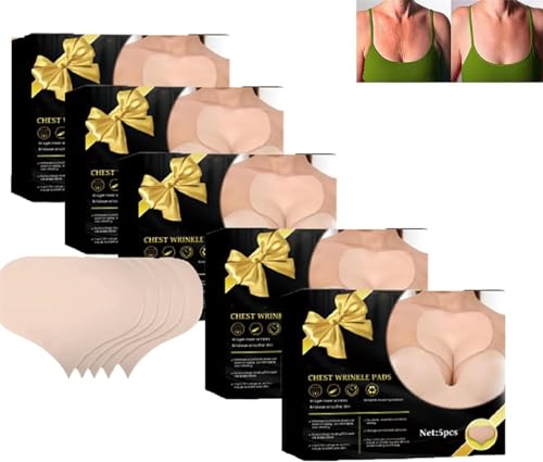 EXQST Chest Smoothing Patch Anti Wrinkle Chest Patch Anti Aging Collagen Chest Patch Reusable Natural Chest Collagen Lift Patch Reduce Breast Wrinkles von EXQST