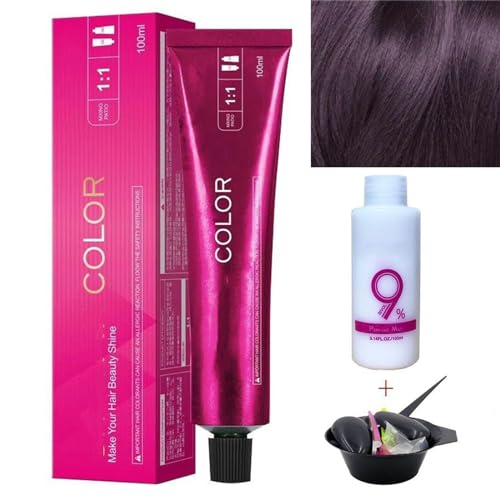 EXQST Farbiges Haarfärbemittel, kein Bleichen der Haare, nährendes färbendes Haarfärbemittel, mildes, sicheres Haarfärbemittel, DIY-Mode-Haarfärbemittel für Männer und Frauen von EXQST