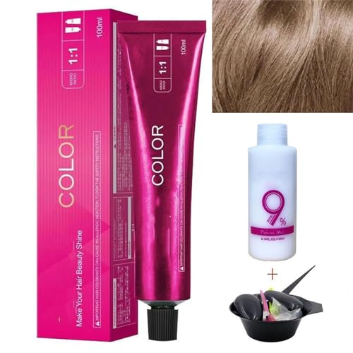 EXQST Farbiges Haarfärbemittel, kein Bleichen der Haare, nährendes färbendes Haarfärbemittel, mildes, sicheres Haarfärbemittel, DIY-Mode-Haarfärbemittel für Männer und Frauen von EXQST